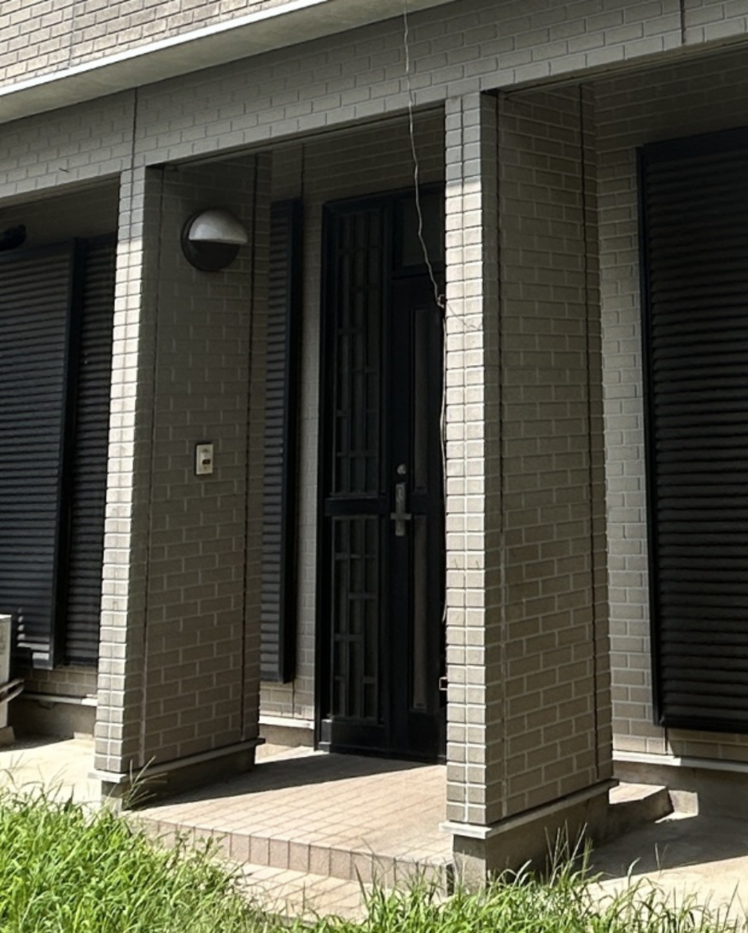 真岡市熊倉、中古一戸建ての玄関画像です