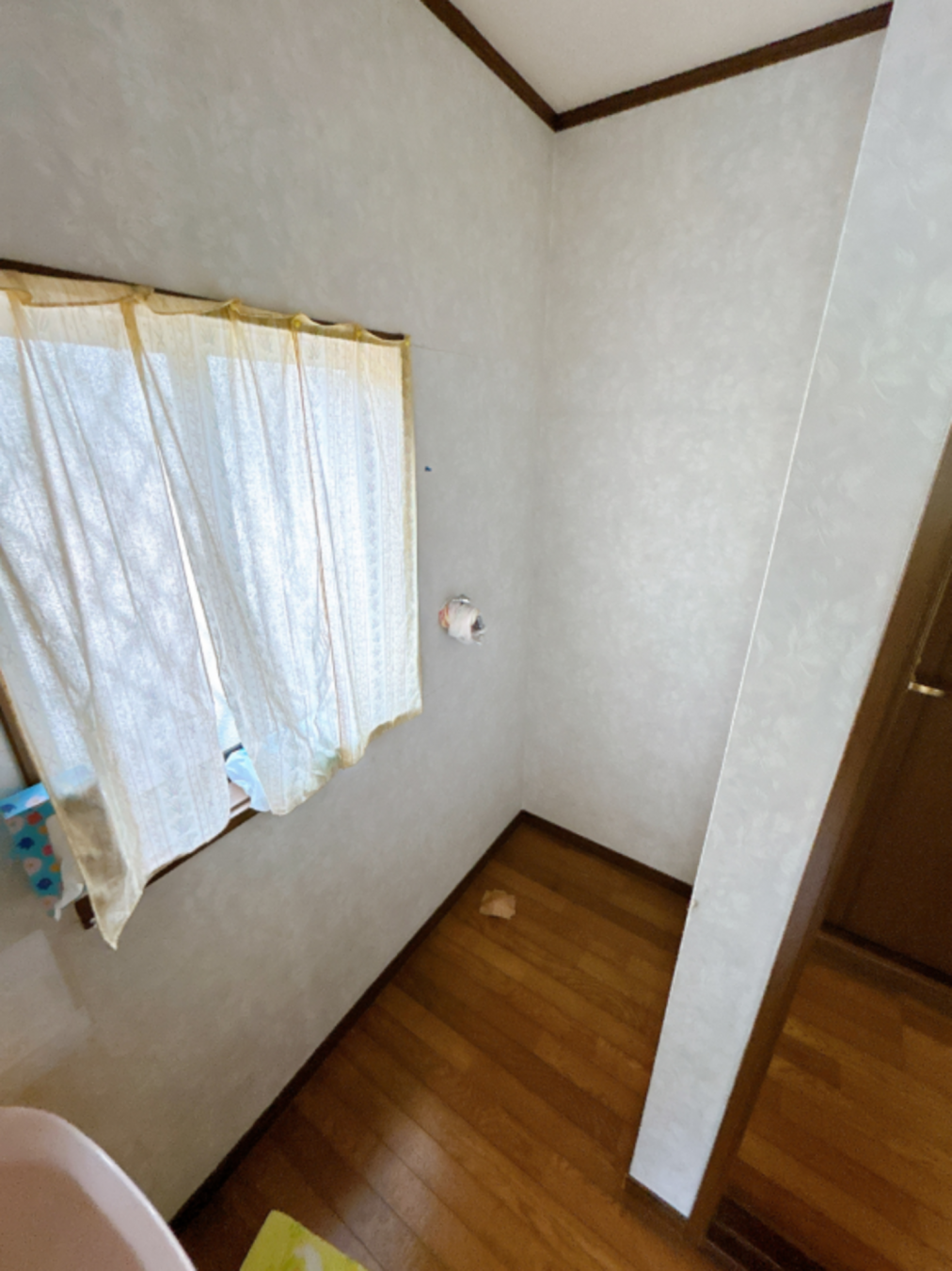 真岡市熊倉、中古一戸建ての洗面画像です