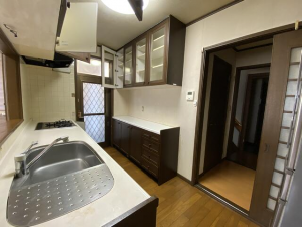 真岡市台町、中古一戸建てのキッチン画像です