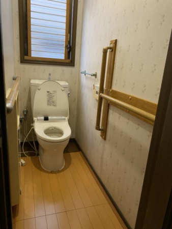 真岡市台町、中古一戸建てのトイレ画像です