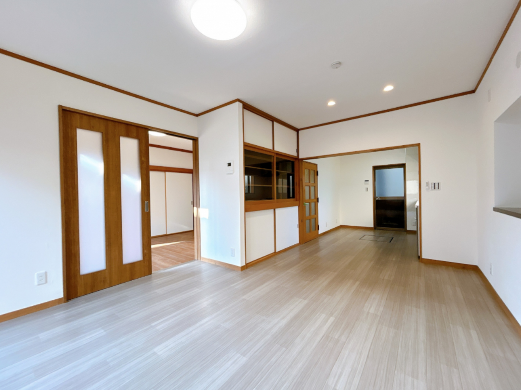 真岡市西郷、中古一戸建ての居間画像です