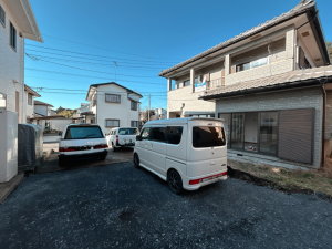 真岡市西郷、中古一戸建ての駐車場画像です