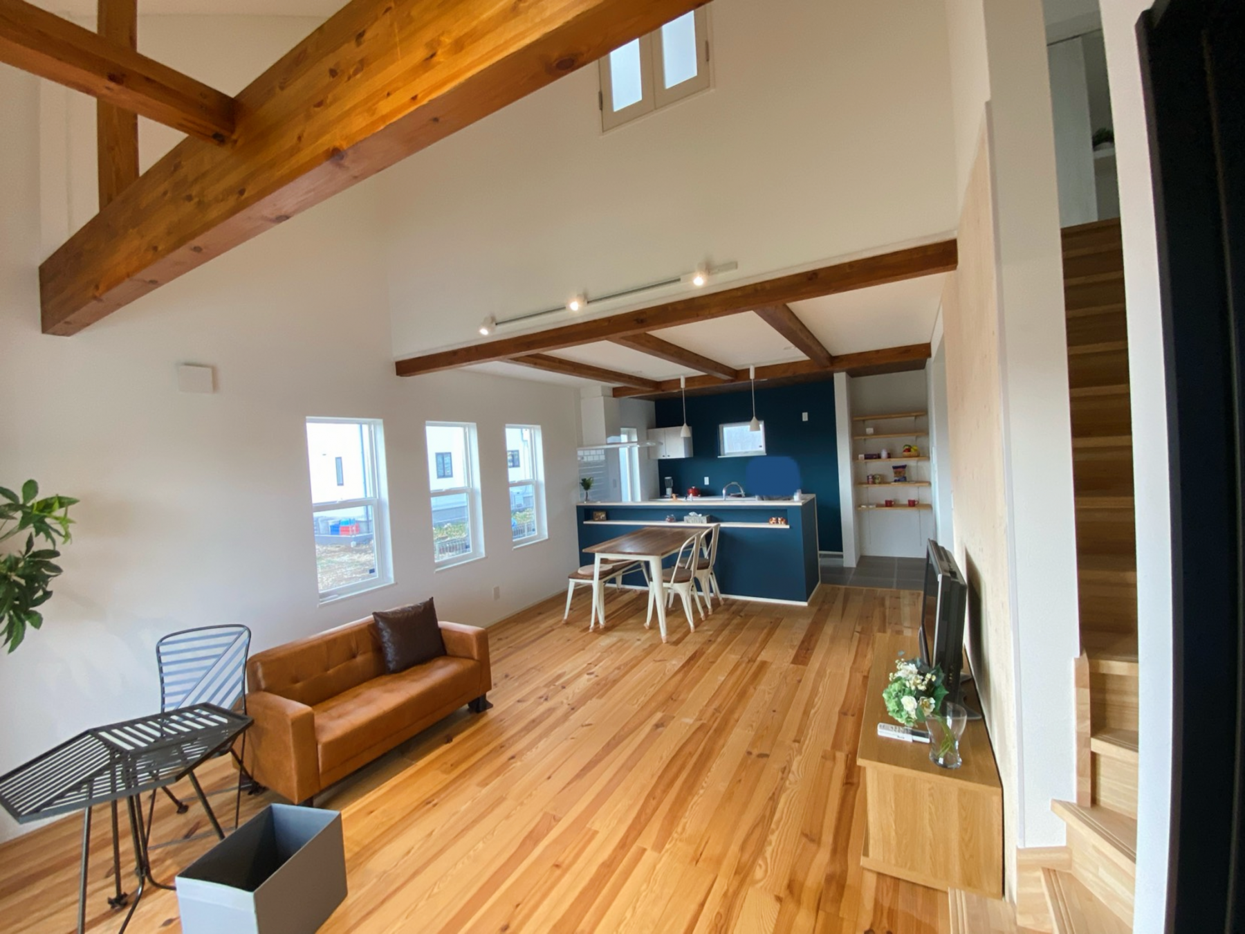 真岡市亀山、中古一戸建ての居間画像です