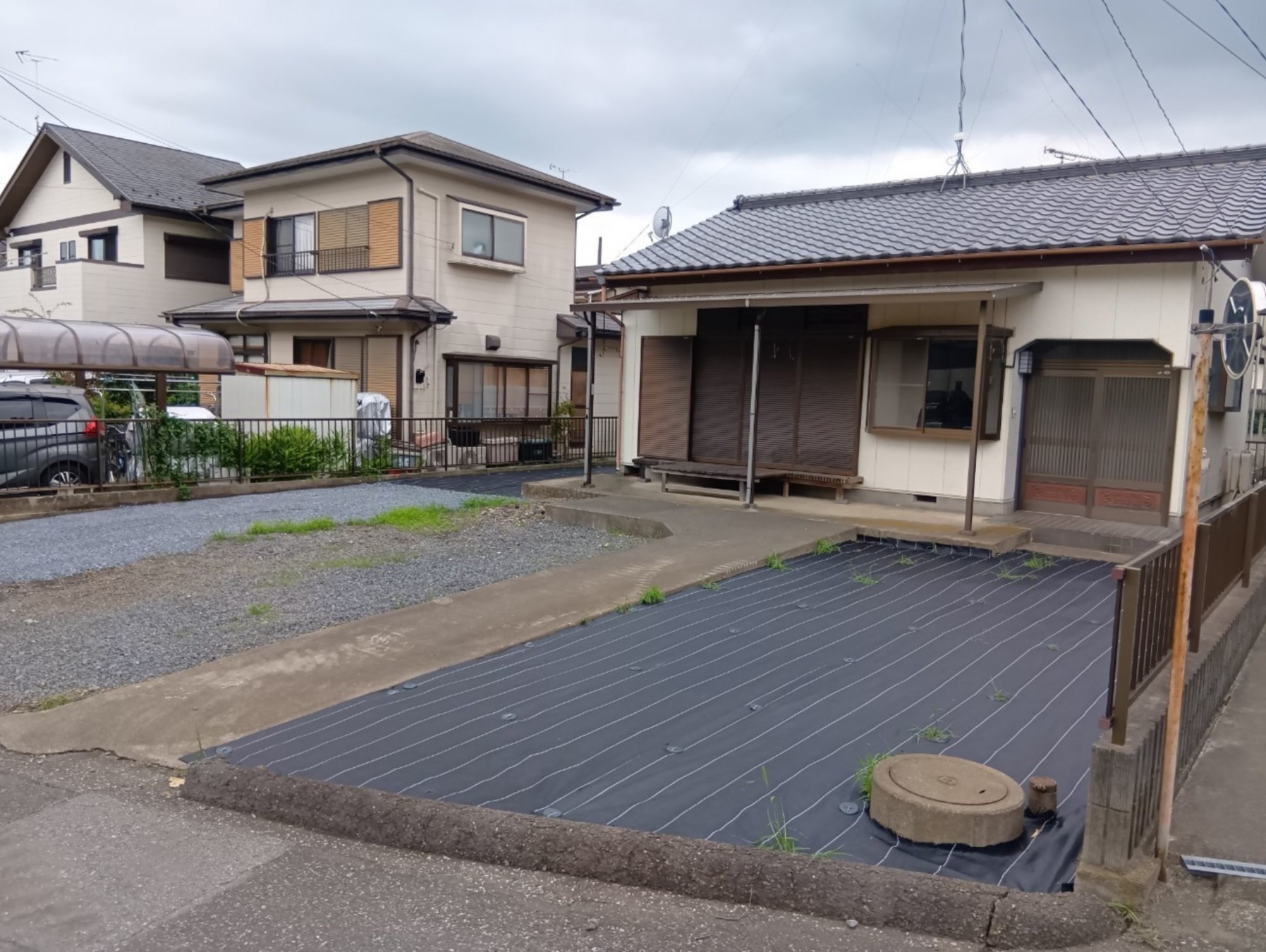 真岡市熊倉町、土地の画像です