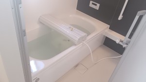 真岡市台町、新築一戸建ての風呂画像です