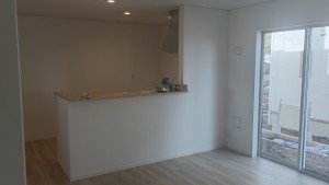 真岡市台町、新築一戸建ての居間画像です