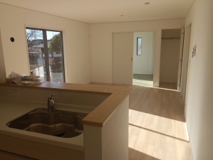 真岡市台町、新築一戸建ての内装画像です