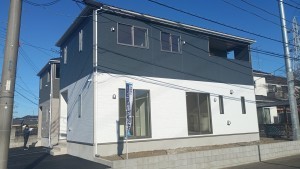 真岡市台町、新築一戸建ての外観画像です