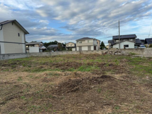真岡市熊倉町、土地の画像です
