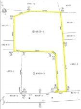 真岡市熊倉町、土地の間取り画像です