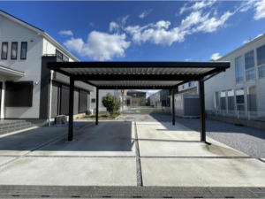 真岡市亀山、中古一戸建ての駐車場画像です