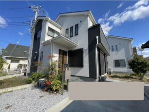 真岡市亀山、中古一戸建ての外観画像です