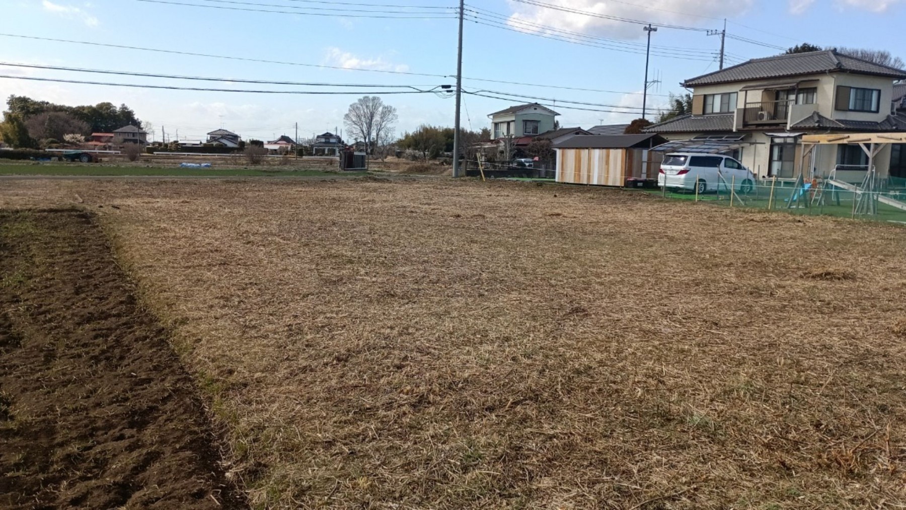 真岡市島、土地の画像です