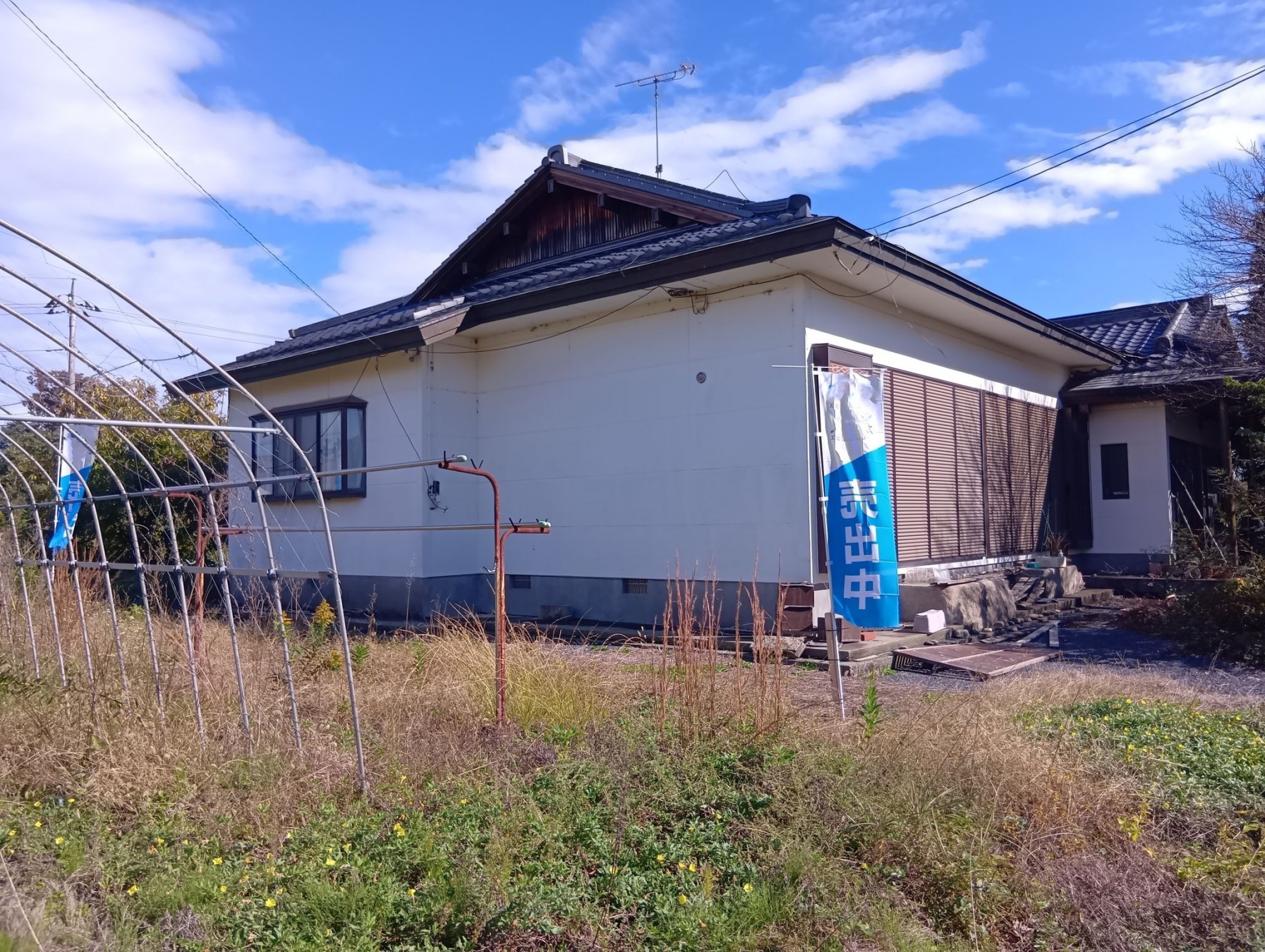 真岡市上江連、中古一戸建ての外観画像です