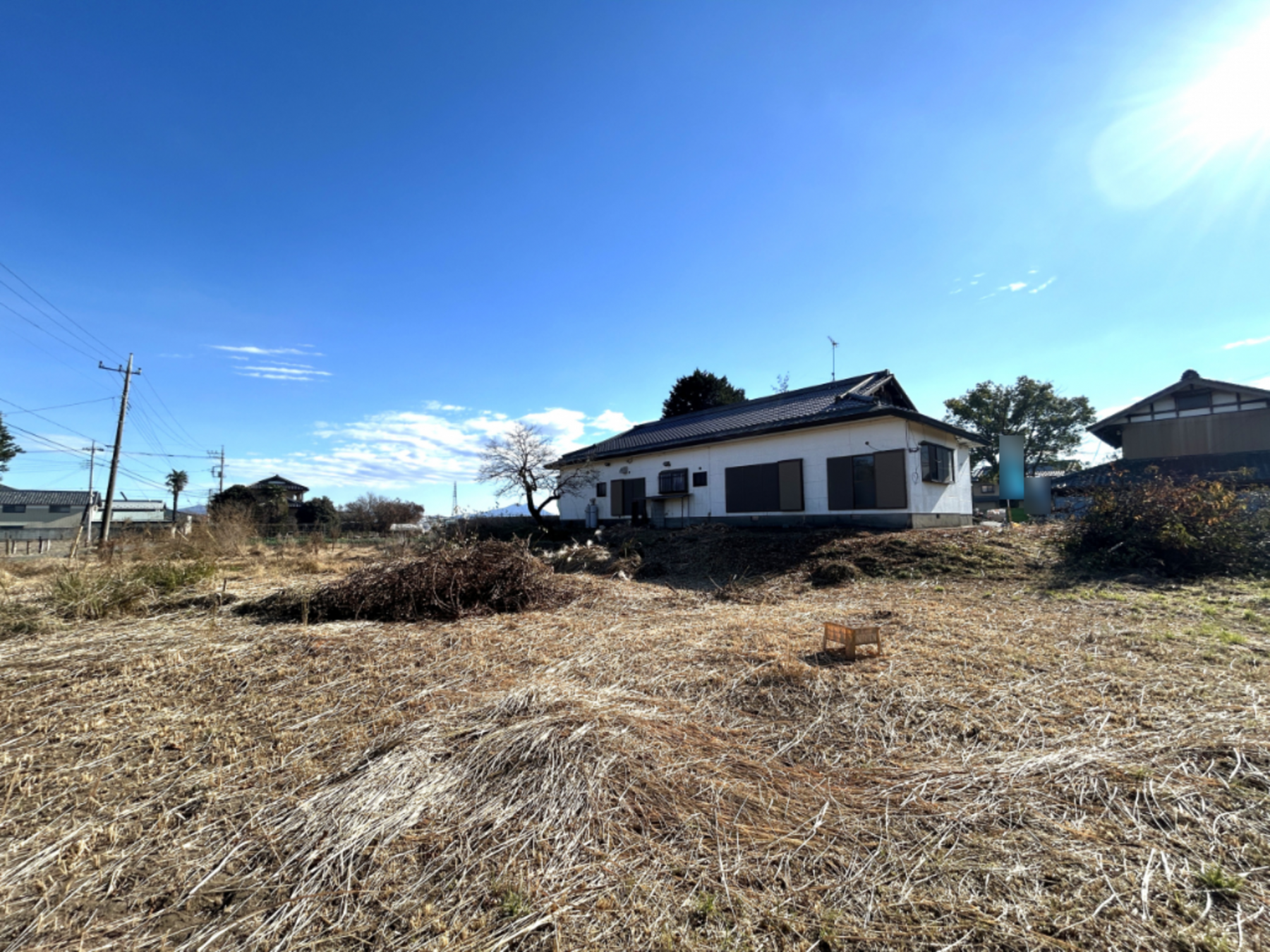 真岡市上江連、中古一戸建ての外観画像です