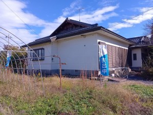 真岡市上江連、中古一戸建ての外観画像です