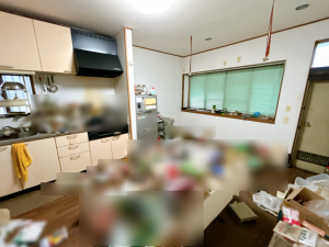 真岡市上江連、中古一戸建てのキッチン画像です