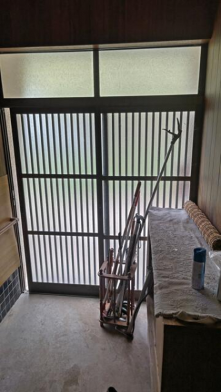 真岡市台町、中古一戸建ての玄関画像です