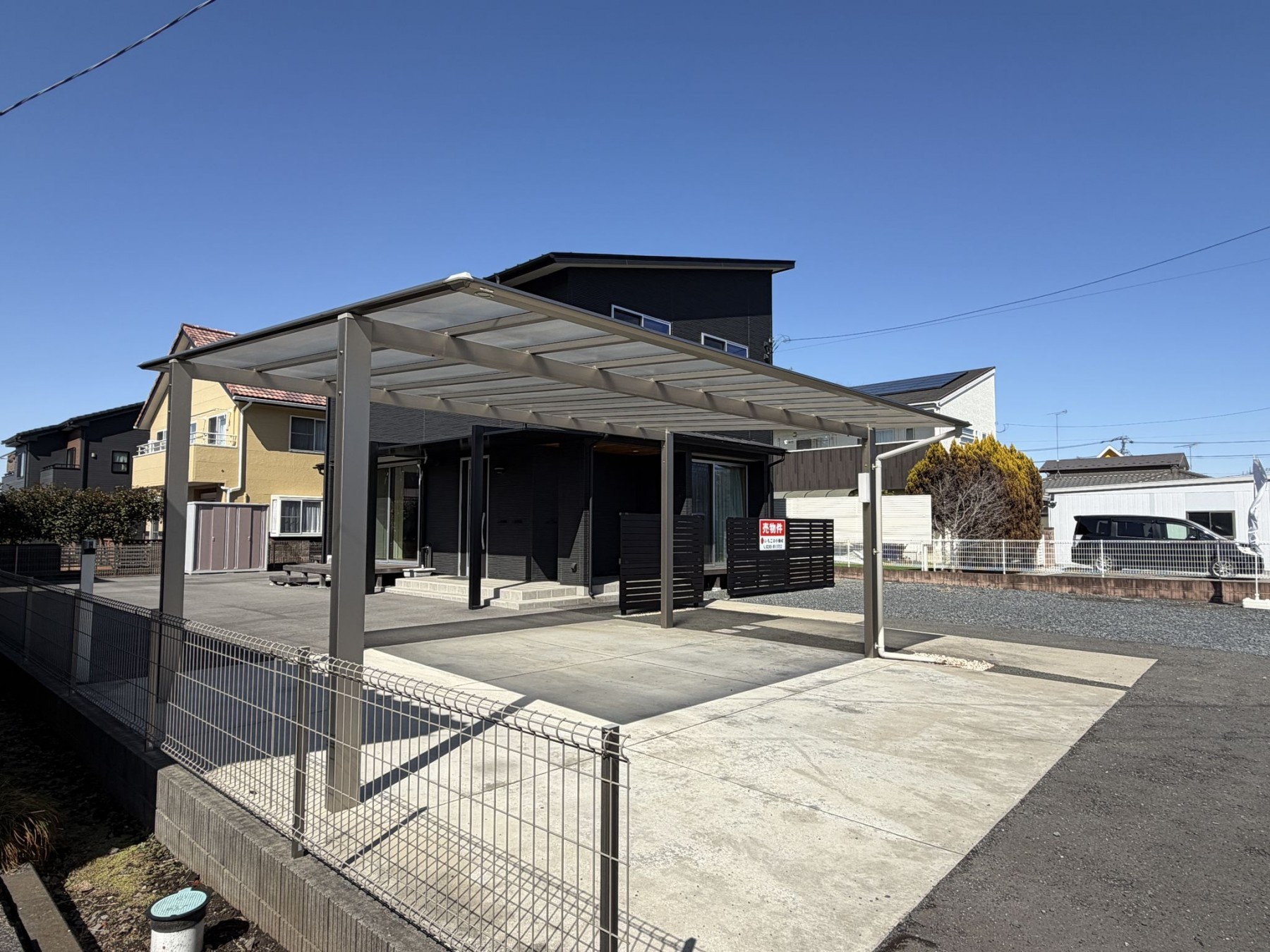 芳賀郡益子町大字塙、中古一戸建ての駐車場画像です