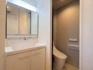 芳賀郡益子町大字塙、中古一戸建ての洗面画像です