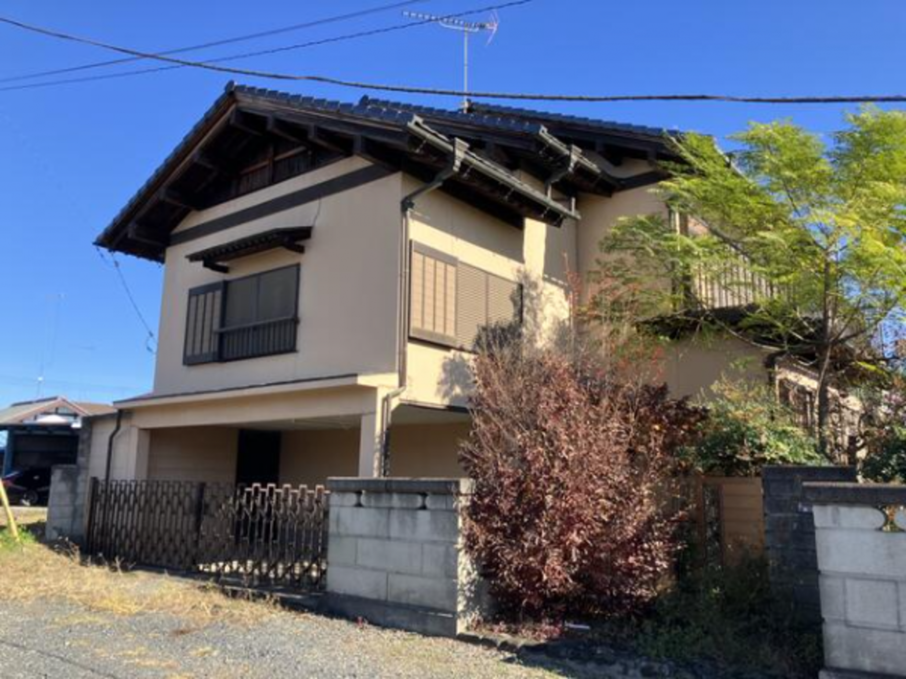 真岡市熊倉町、中古一戸建ての外観画像です