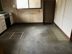 真岡市熊倉町、中古一戸建てのキッチン画像です