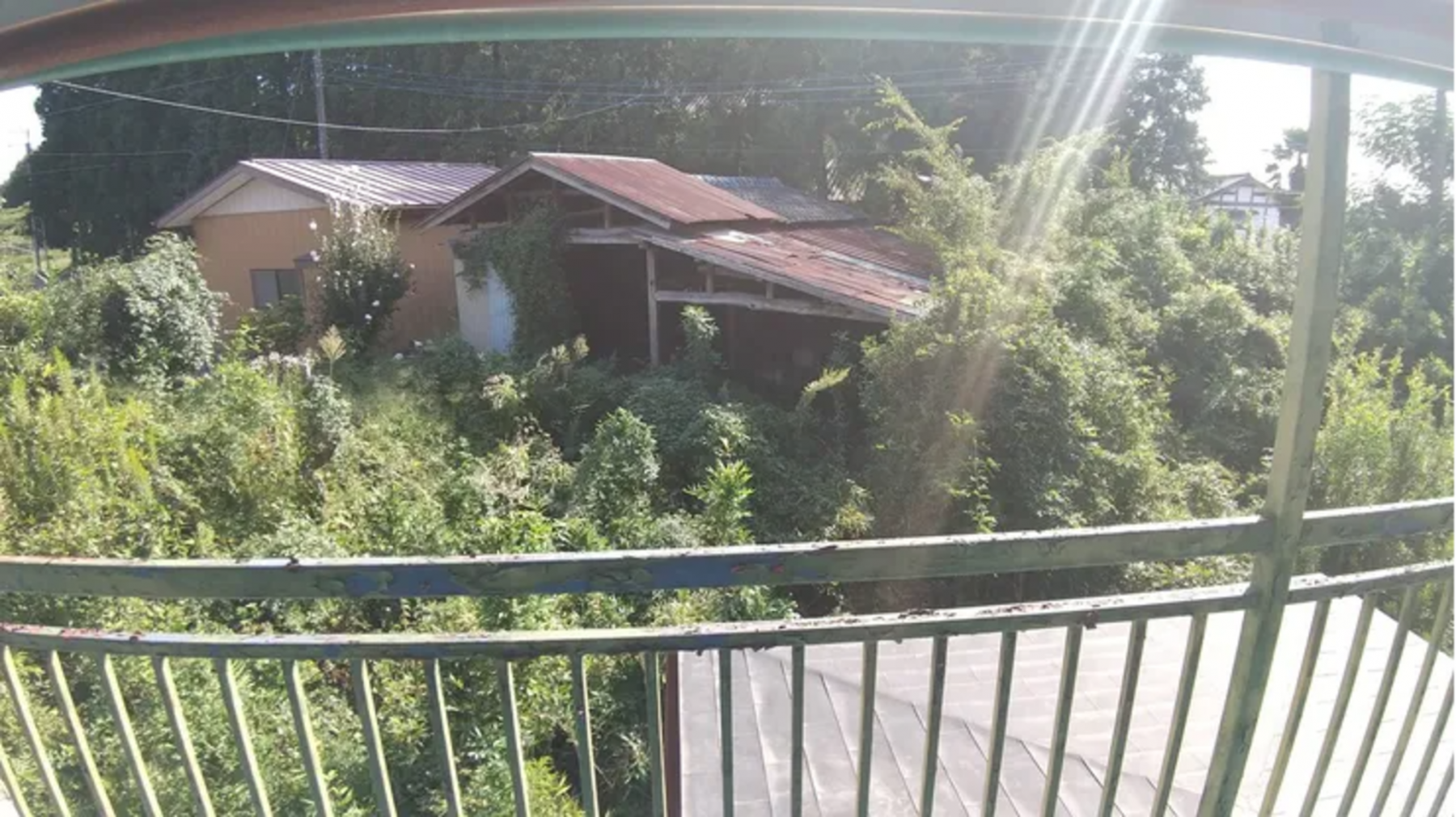 真岡市西田井、中古一戸建てのバルコニー画像です