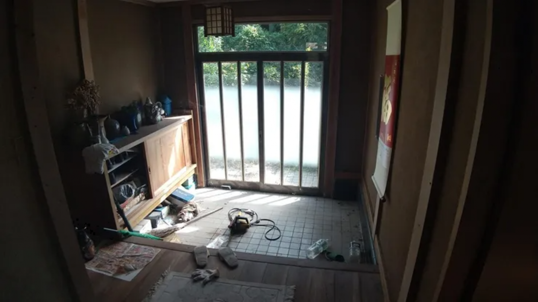 真岡市西田井、中古一戸建ての玄関画像です