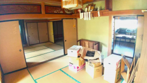 真岡市西田井、中古一戸建ての居間画像です