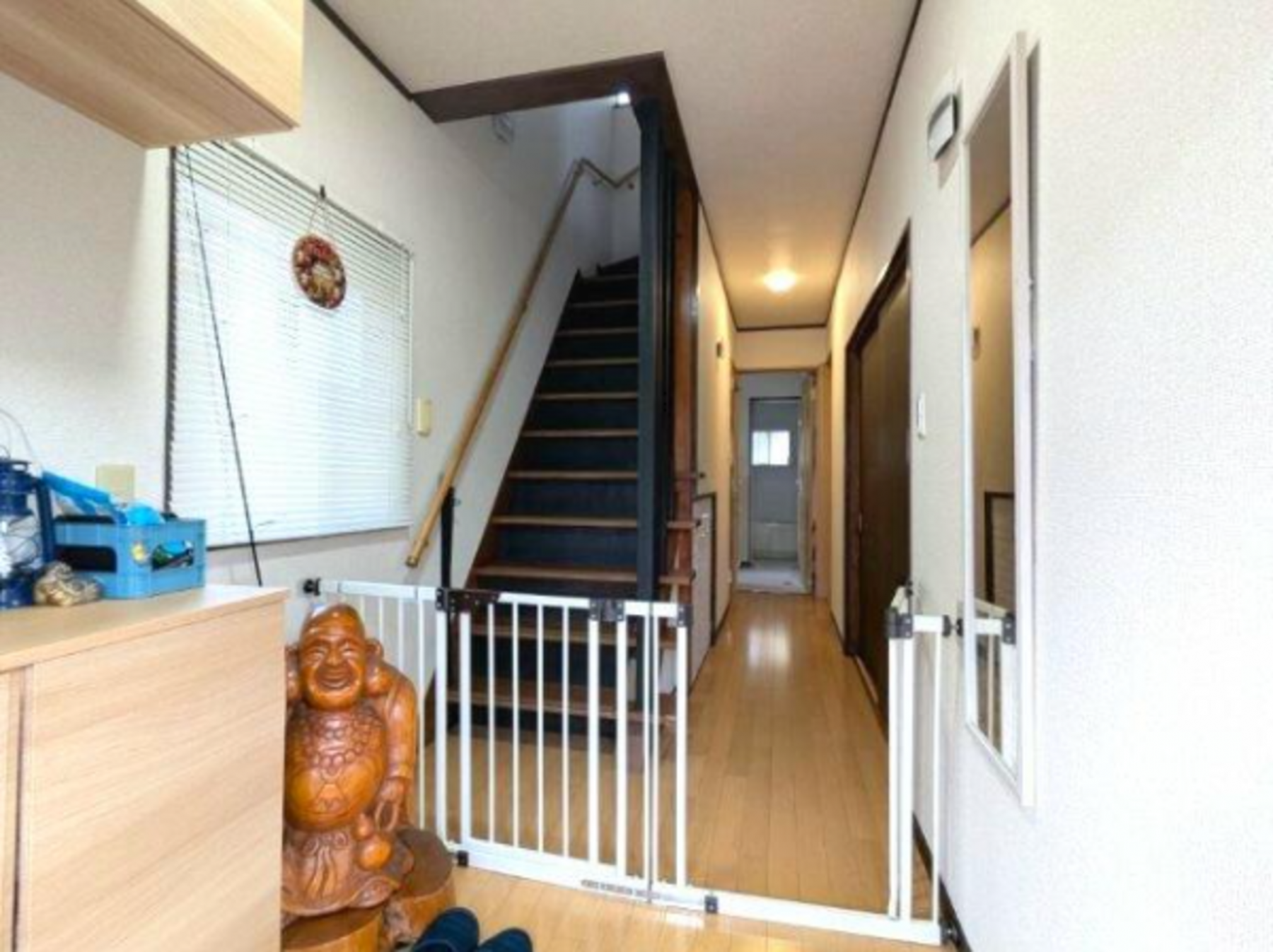 真岡市亀山、中古一戸建ての玄関画像です