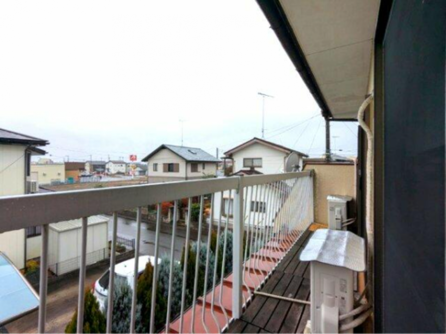 真岡市亀山、中古一戸建てのバルコニー画像です