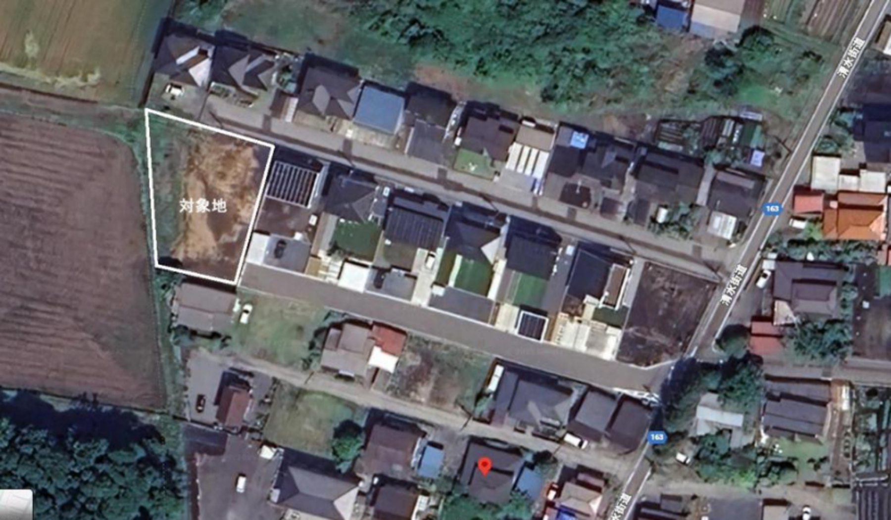 芳賀郡益子町大字塙、土地の画像です