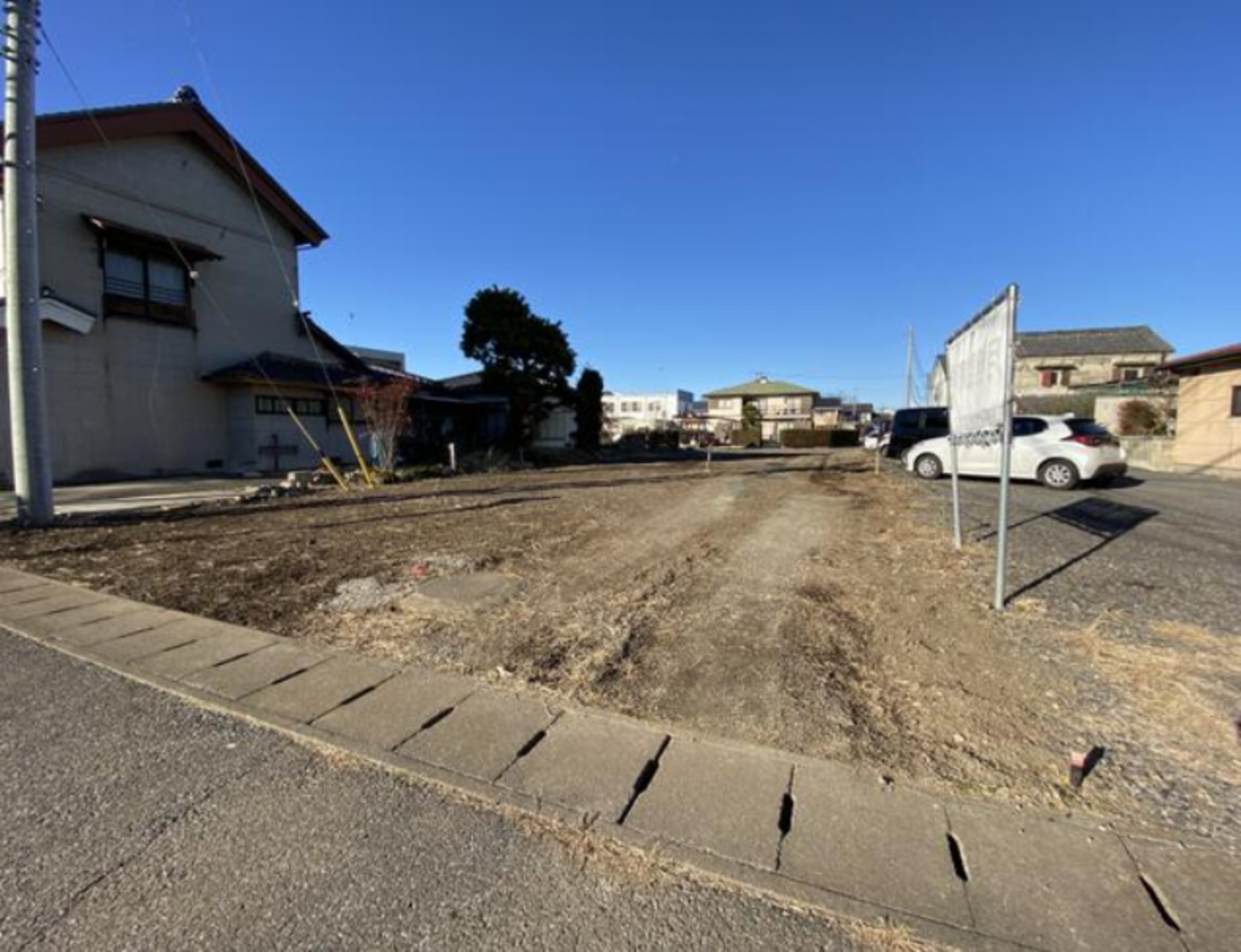 真岡市荒町、土地の画像です