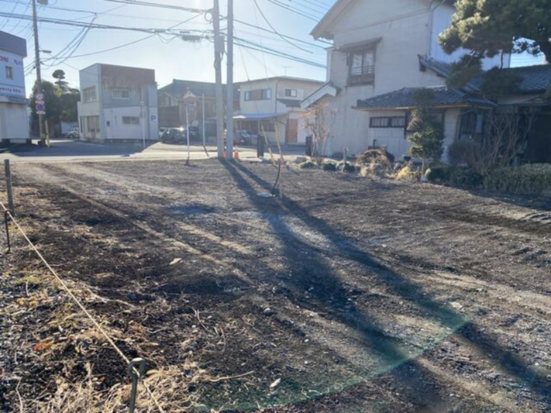 真岡市荒町、土地の画像です