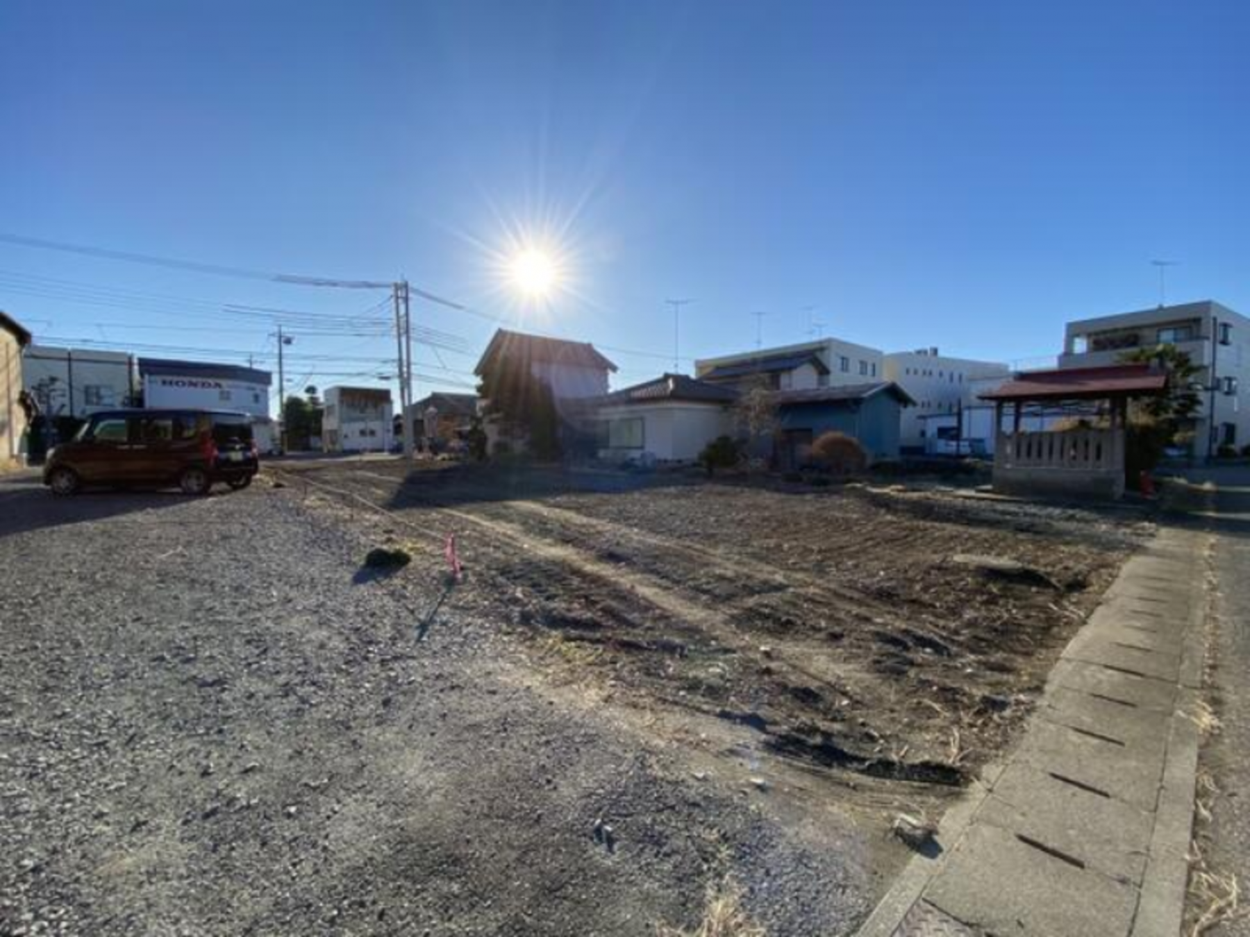 真岡市荒町、土地の画像です