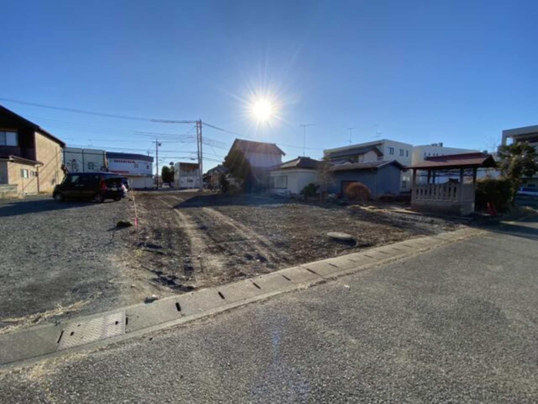 真岡市荒町、土地の画像です