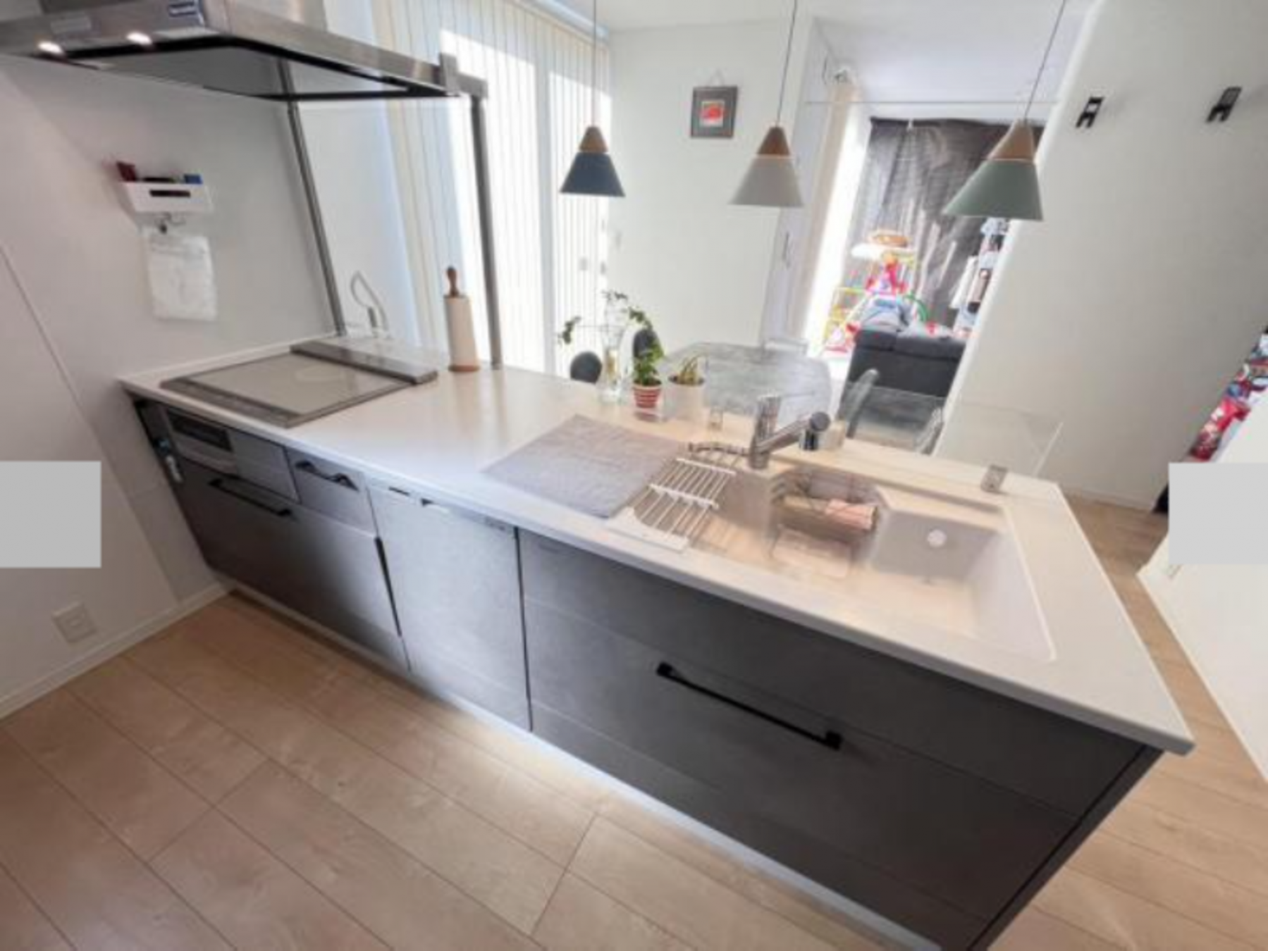 真岡市八木岡、中古一戸建てのキッチン画像です