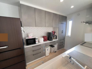 真岡市八木岡、中古一戸建てのキッチン画像です