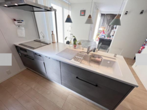 真岡市八木岡、中古一戸建てのキッチン画像です