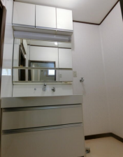 芳賀郡芳賀町大字東水沼、中古一戸建ての洗面画像です