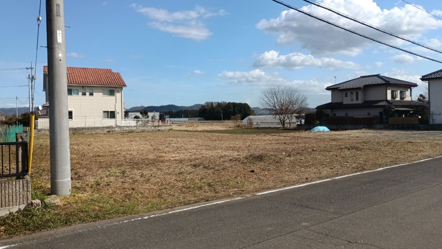 真岡市島、土地の画像です