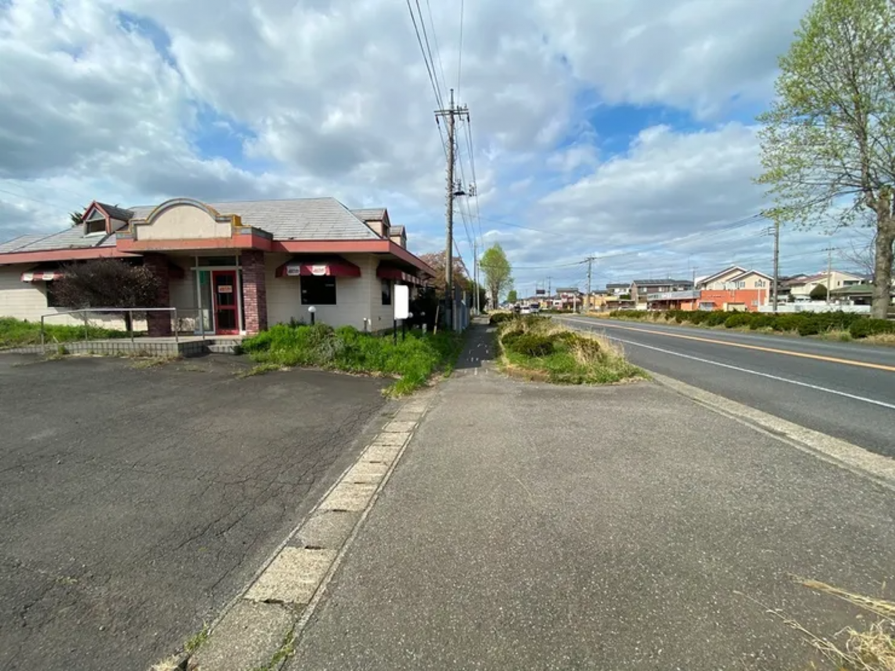 真岡市久下田西、土地の画像です