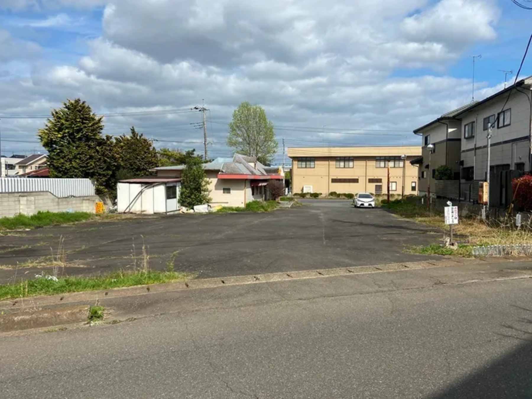 真岡市久下田西、土地の画像です