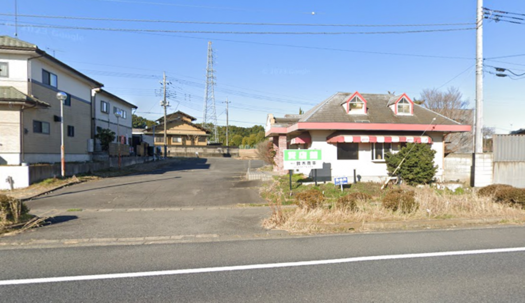 真岡市久下田西、土地の画像です