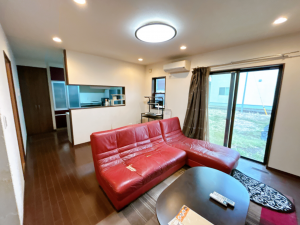 真岡市亀山、中古一戸建ての居間画像です