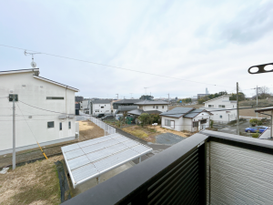真岡市亀山、中古一戸建てのバルコニー画像です