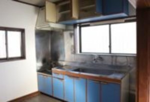 真岡市長田、中古一戸建てのキッチン画像です