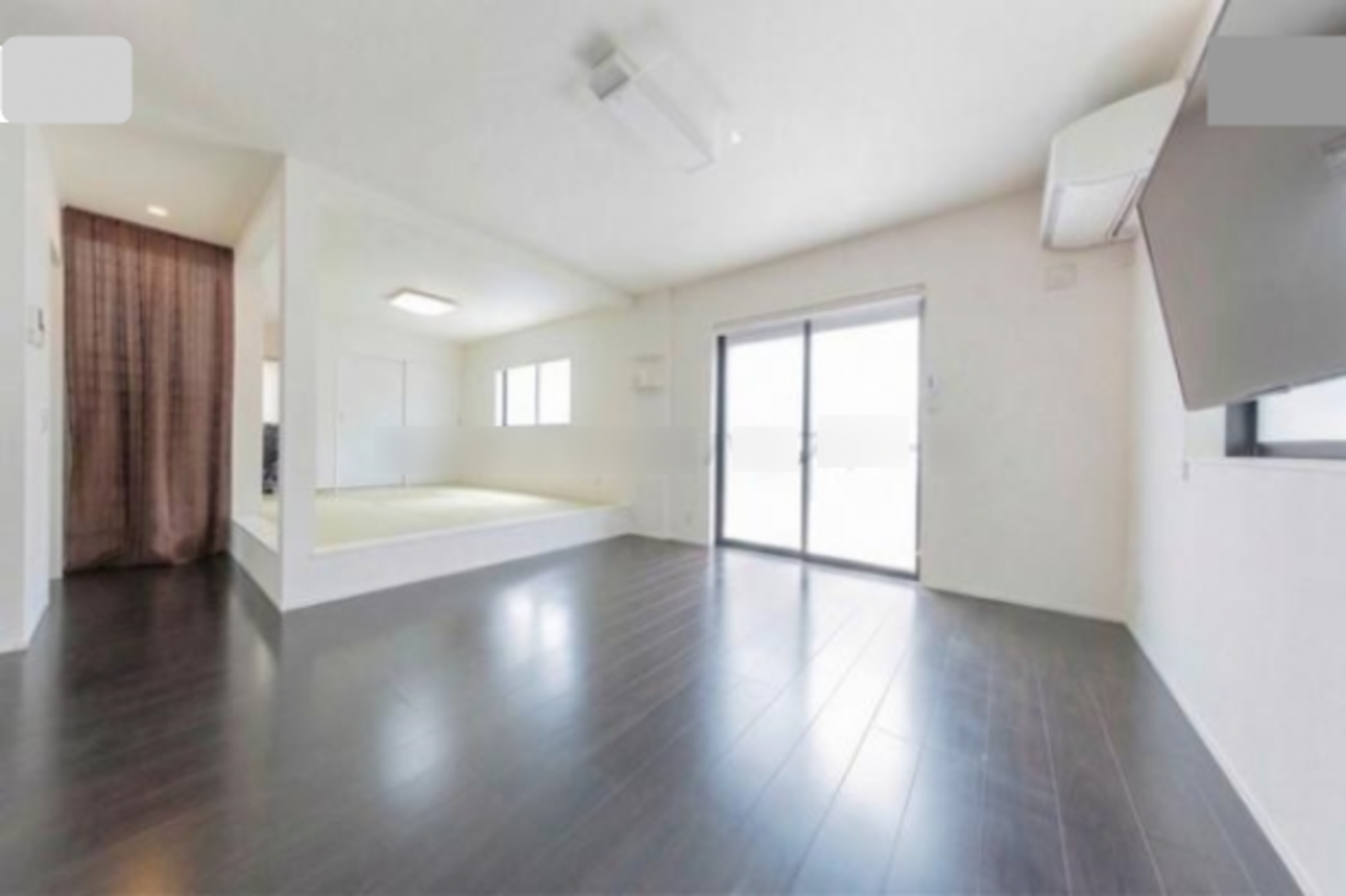 河内郡上三川町しらさぎ、新築一戸建ての居間画像です