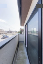 河内郡上三川町しらさぎ、新築一戸建てのバルコニー画像です