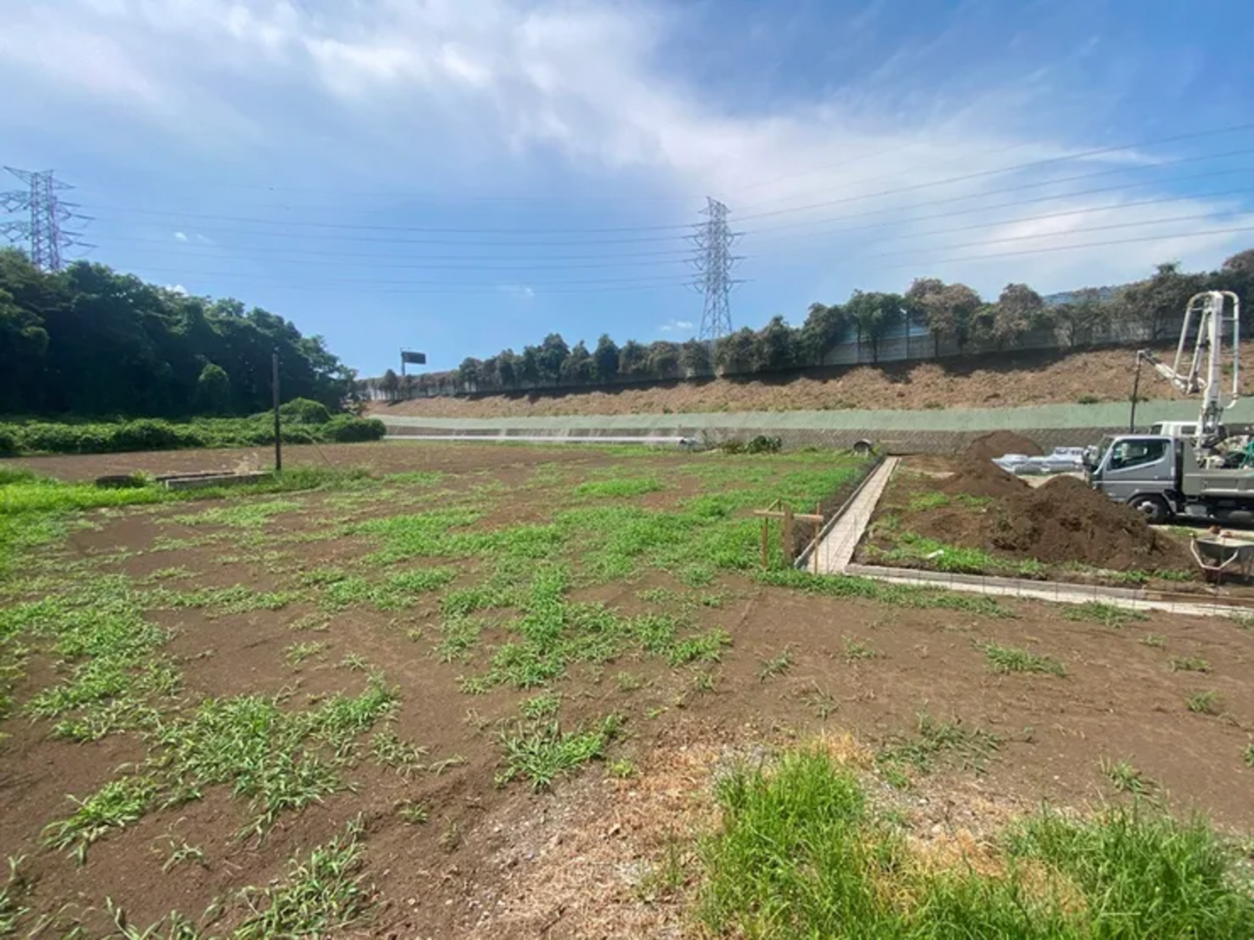 河内郡上三川町西汗、土地の画像です